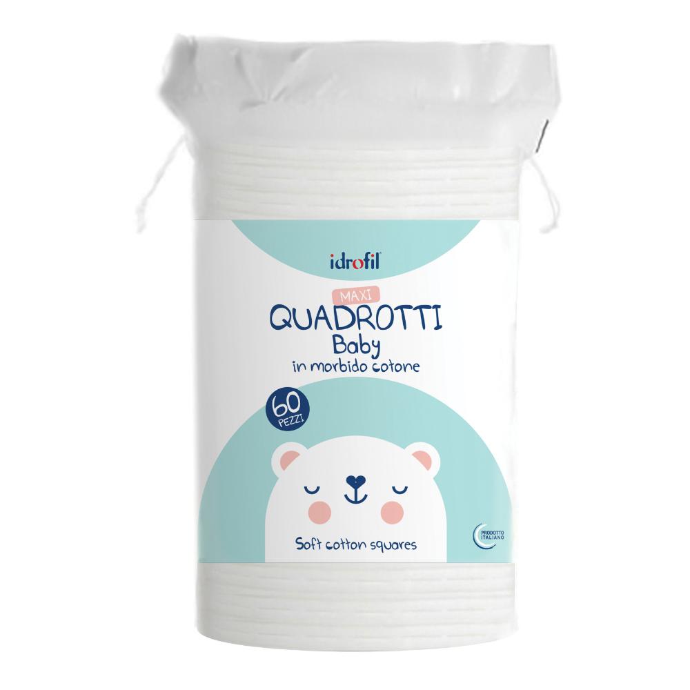 Idrofil maxi quadrotti baby 60 pezzi