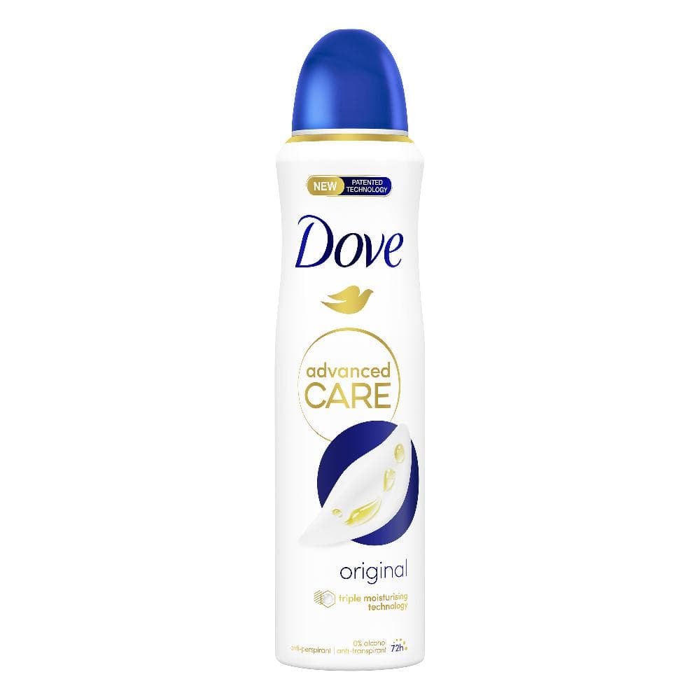 DOVE DEODORANTE SPRAY 150ML.ORIGINAL