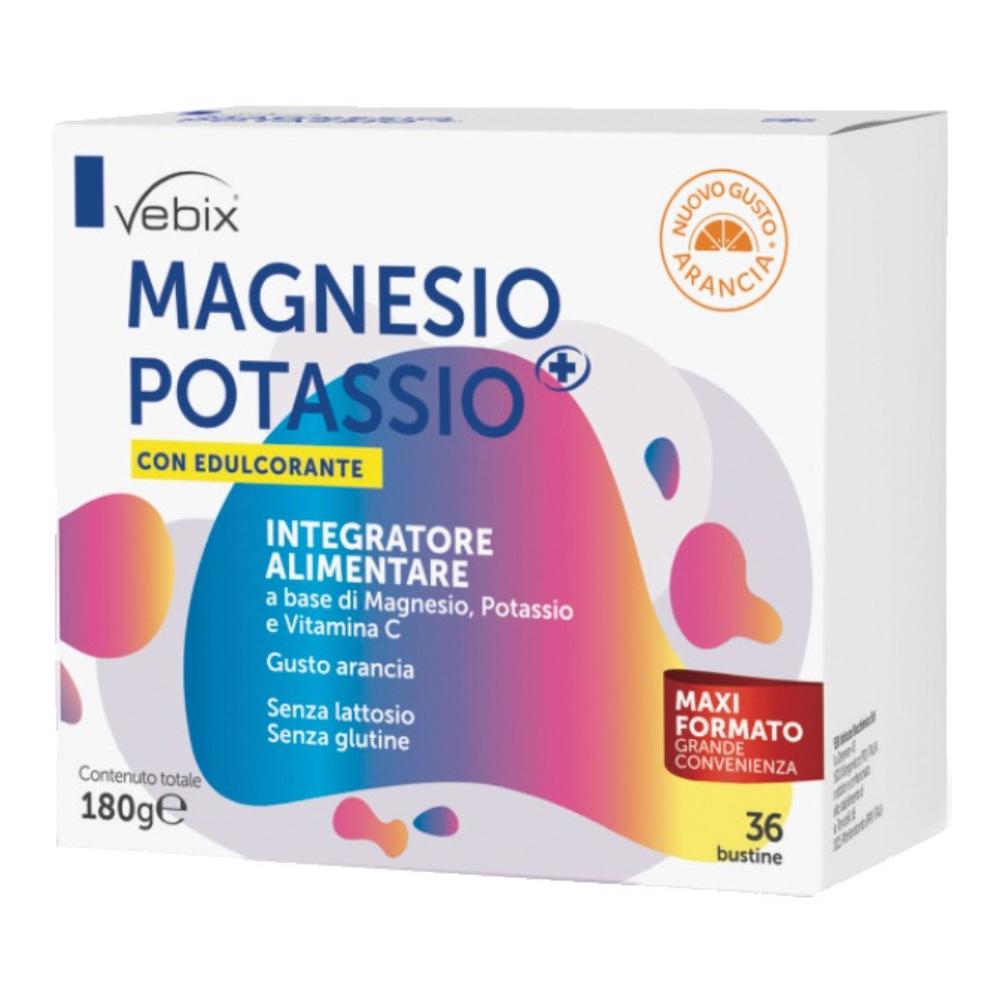 Vebix magnesio potassio + con edulcorante 36 buste 5 g