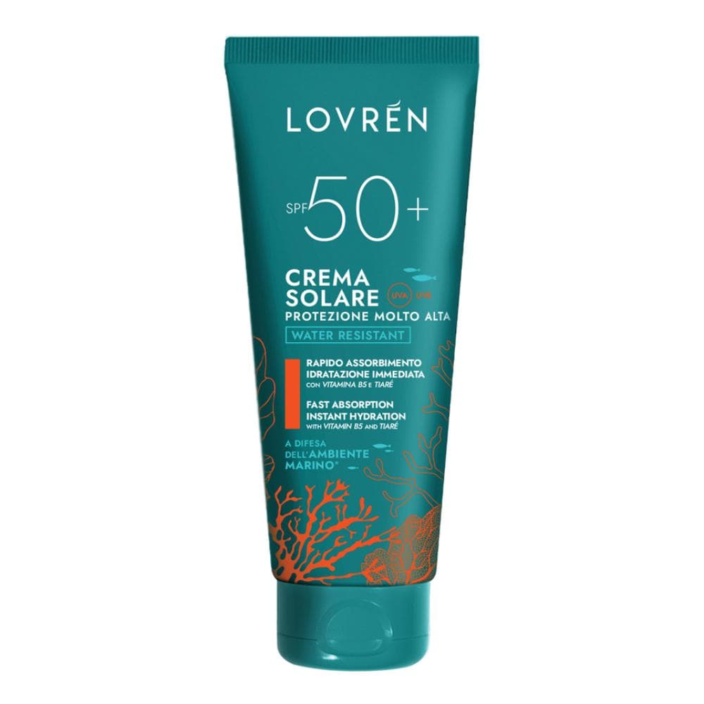 Lovrén Solare - Crema Solare SPF50+ Protezione Molto Alta, 100ml