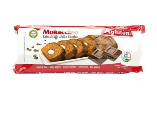 Agluten Mokaccino Dolce Al Caffè Latte e Cioccolato Senza Glutine 180g