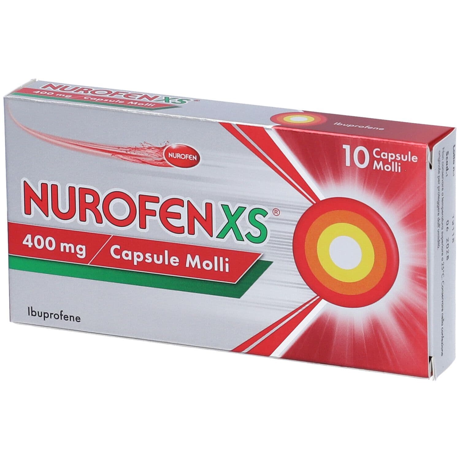 Nurofenxs*10 Cps Molli 400 Mg