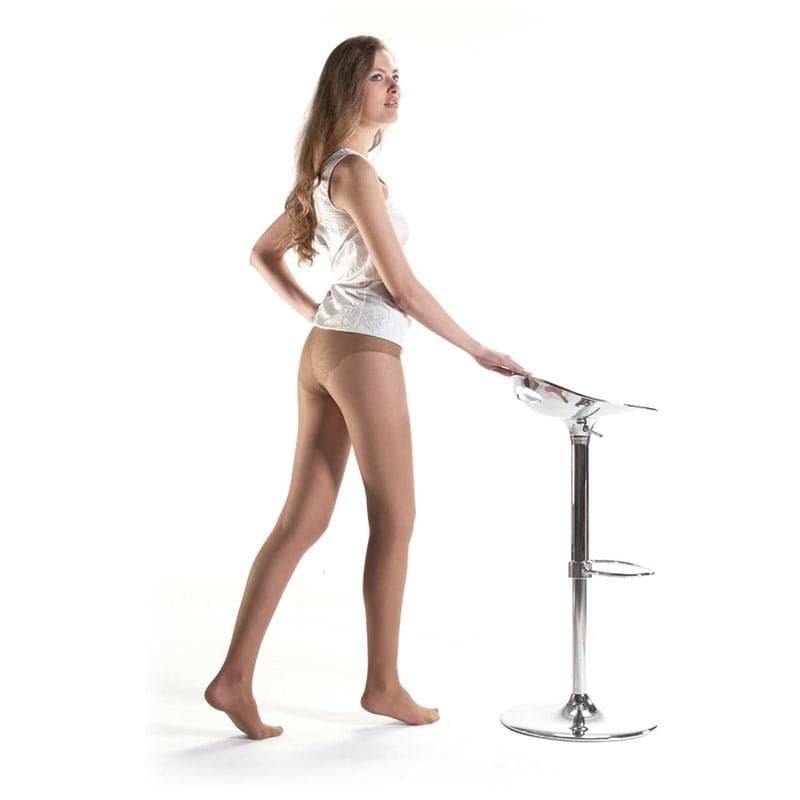 Kamila cherie collant maglia liscia miele 3 1 paio