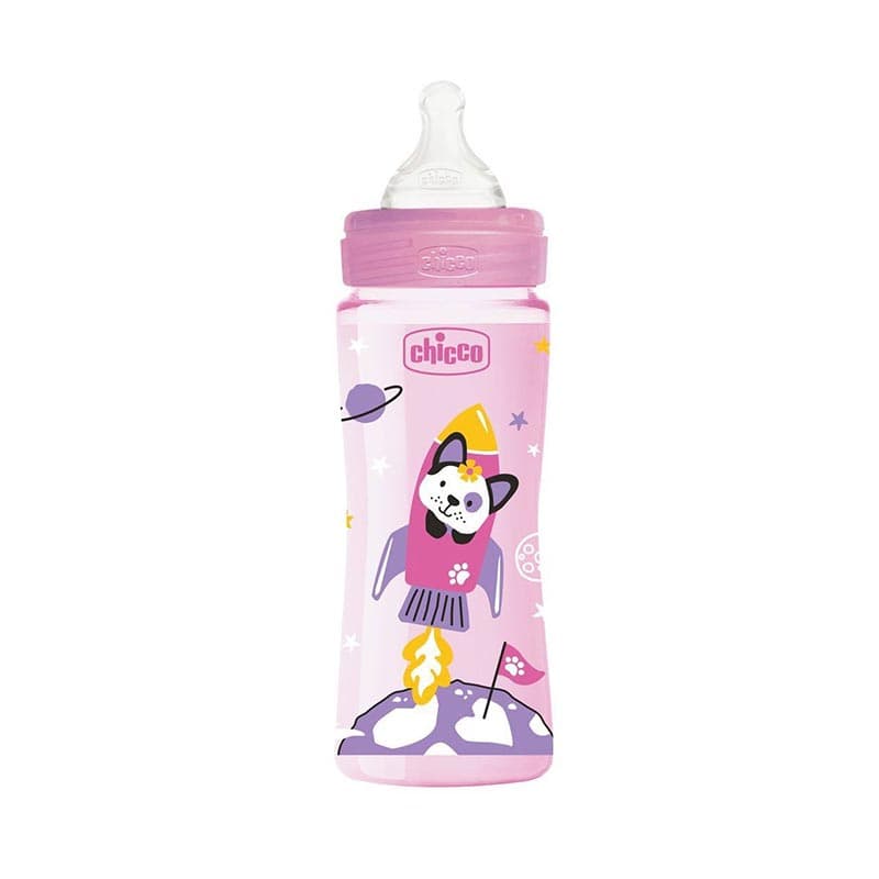 Chicco Artsana Allattamento e Svezzamento Biberon Benessere Pop Unisex 330 ml