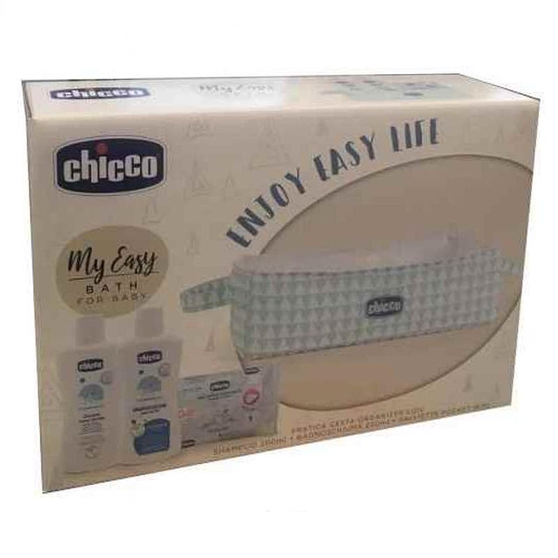 Chicco Artsana Cofanetto My Easy Bath con Bagnoschiuma Shampoo e Salviette