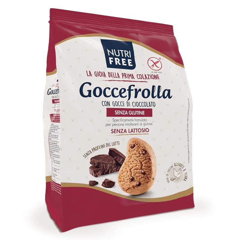 NUTRIFREE GOCCEFROLLA CON GOCCE DI CIOCCOLATO 400 G PROMO
