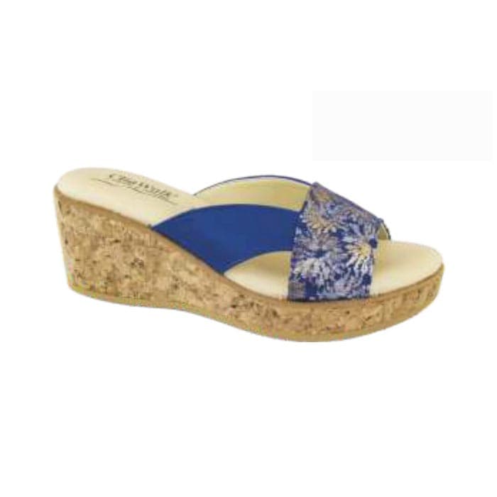 Budetta Farma Brand Cliawalk Linea Sughero Modello 17 Colore Blu Mix Numero 40