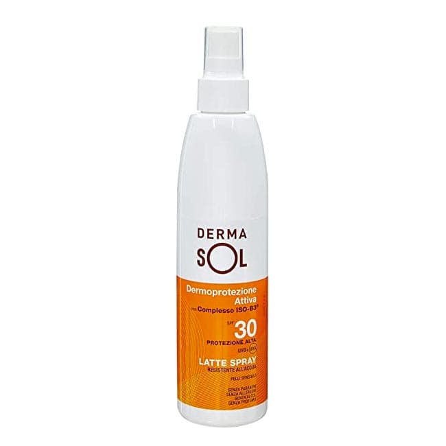 Dermasol latte spray protezione media spf 20 200ml