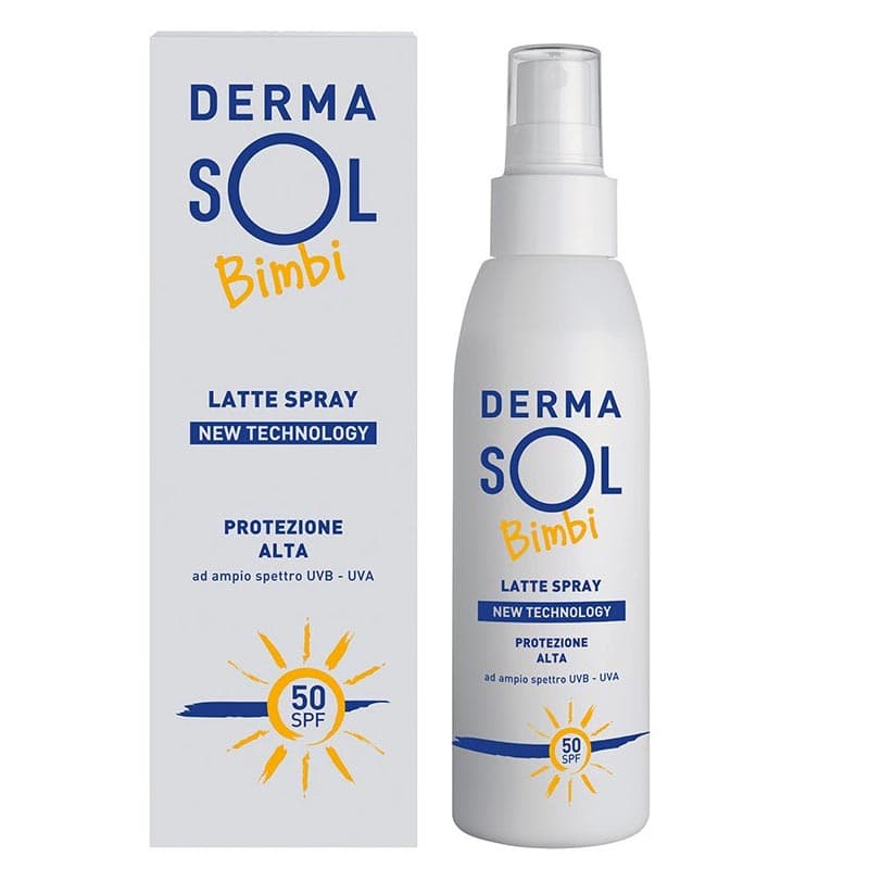 Dermasol bimbi latte spray protezione alta spf 50+ 125 ml