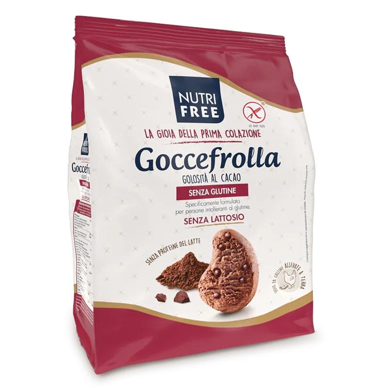 Nutrifree Linea Dolci Bontà e Colazioni Goccefrolla al Cacao Fragrante e Gustosa 400 g