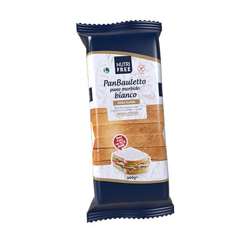Nutrifree Alimenti senza Glutine Pane e Complementi Panbauletto Classico 300 g Promo