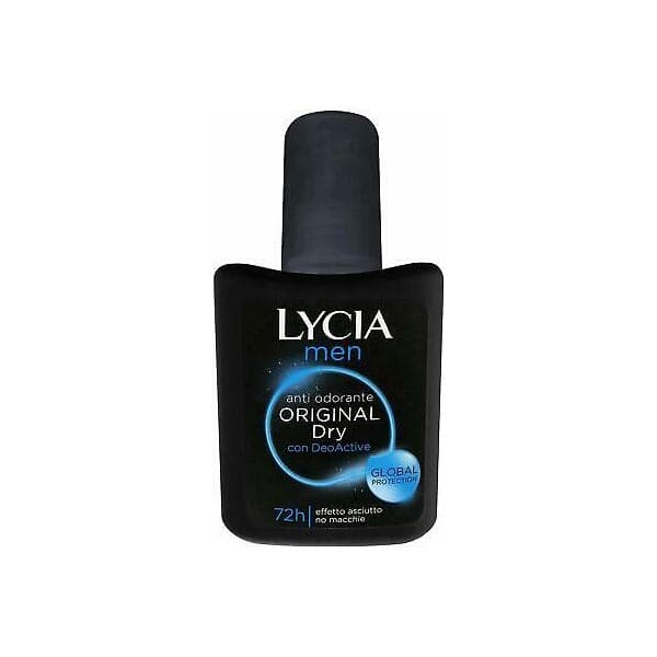 Sodalco Lycia Persona Cura e Benessere della Persona Deodorante Man Spray Original Dry Vapo 75 ml