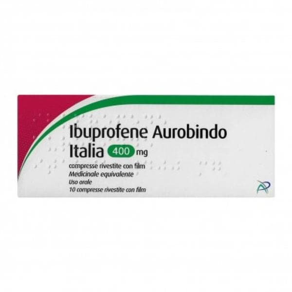 Ibuprofene Auro 400 mg Compresse Rivestite - 10 Compresse Antidolorifico e Antinfiammatorio