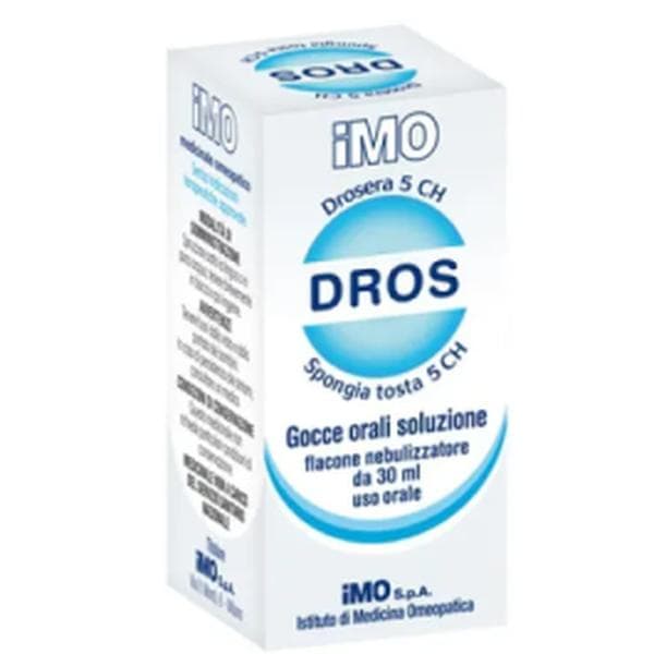 Dros Drosera 5CH Gocce Orali Soluzione Flacone Nebulizzatore Spray 30 Ml