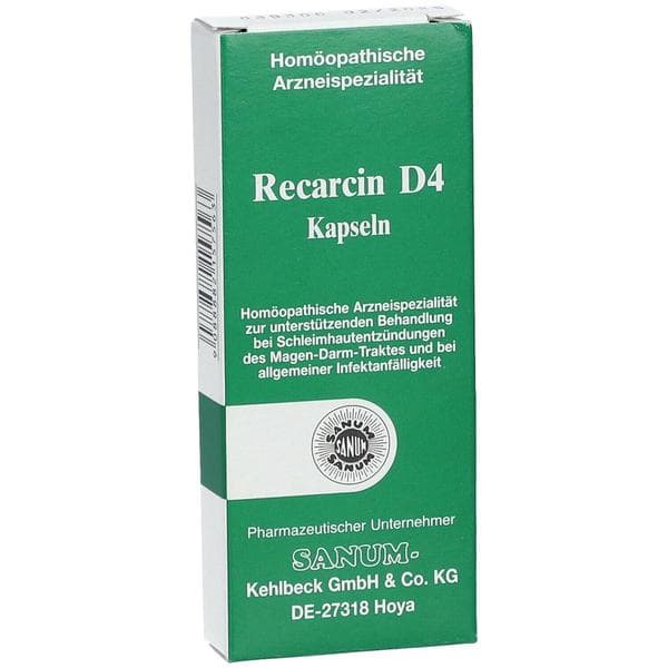 IMO Sanum Recarcin D4 Medicinale Omeopatico 5 Capsule