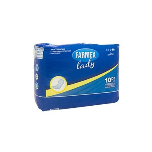 Farmex Lady Normal Pannolino Sagomato Odor Control 12 Pezzi