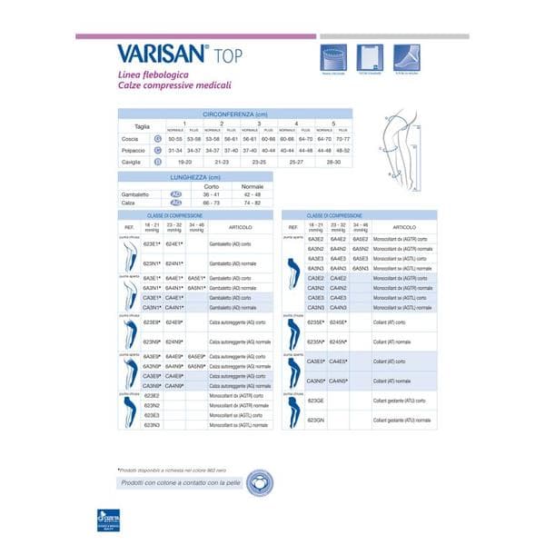 Varisan top ccl 2 bracciale autoreggente al metacarpo con pollice ga corto beige xs