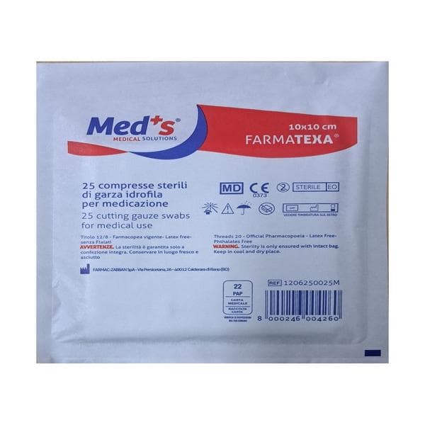 Garza idrofila tagliata non sterile 10x10cm 1 kg