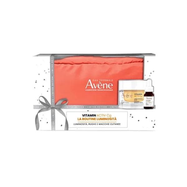 Avène Cofanetto Natale Luminosità Vitamin Activ Cg con Crema Illuminante 50ml + Siero Correttore Luminosità 10ml + Gel Micellare Struccante 100ml