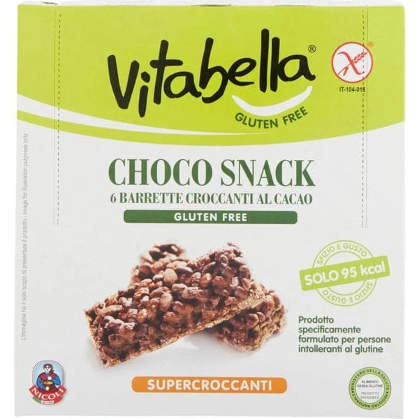 Vitabella choco snack barrette 6 x 20 g