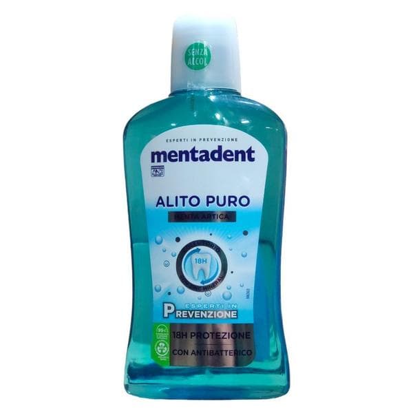 Mentadent collutorio alito puro 500ml