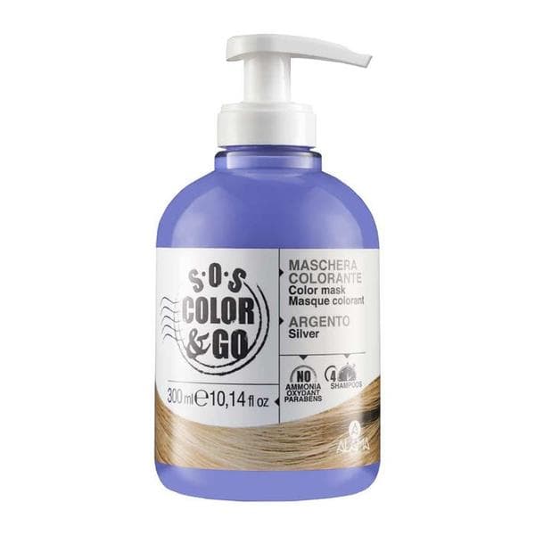 S.O.S. Color &amp; Go Maschera Colorante Per Capelli Argento 300 ml