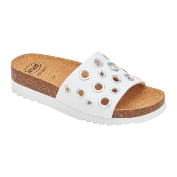 Magaluf sandal synthetic woman white 38 materiale similpelle fodera tomaia feltro sottopiede microfibra suola eva fitting f altezza tacco 20 collezione ss23