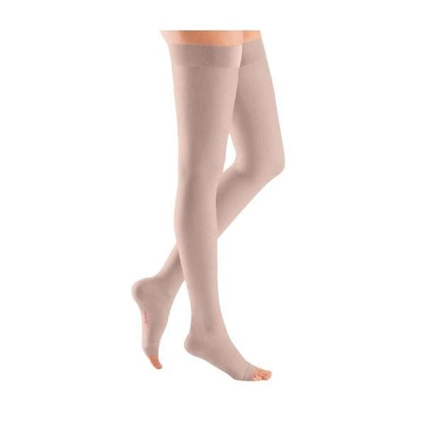 Calza autoreggente lunga cotton mediven classe di compressione 1 punta aperta 3 y56910