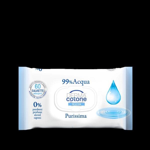 Dermacotone water salviettine 99% acqua 60 pezzi