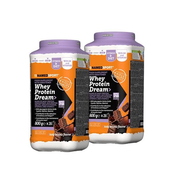 Named Sport Whey Protein Dream Proteine Concentrate Tasty Brownie, 800g