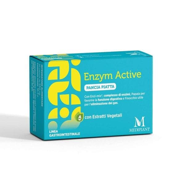 Mediplant enzym active pancia piatta 30 capsule
