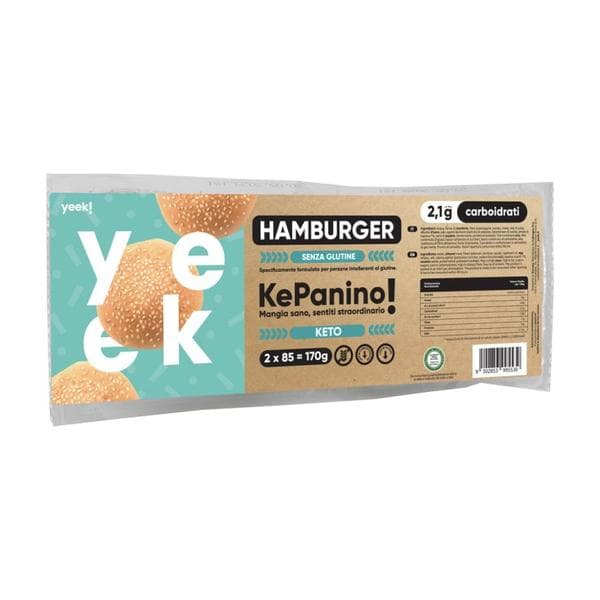 Yeek ke panino hamburger 2 pezzi da 85 g