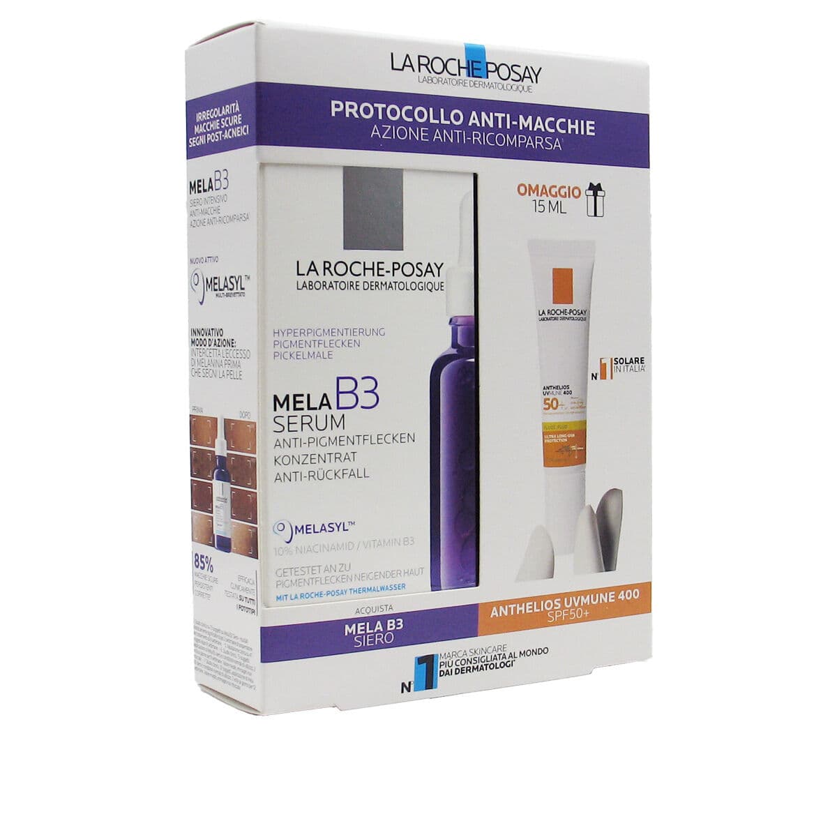 Mela B3 Siero 30 Ml + Uvmune Pigment 15 Ml In Omaggio