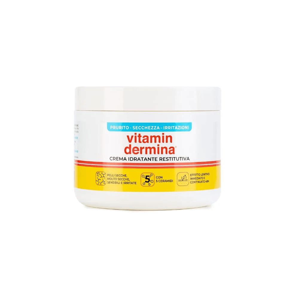 Vitamindermina Crema Idratante Restitutiva, 400ml