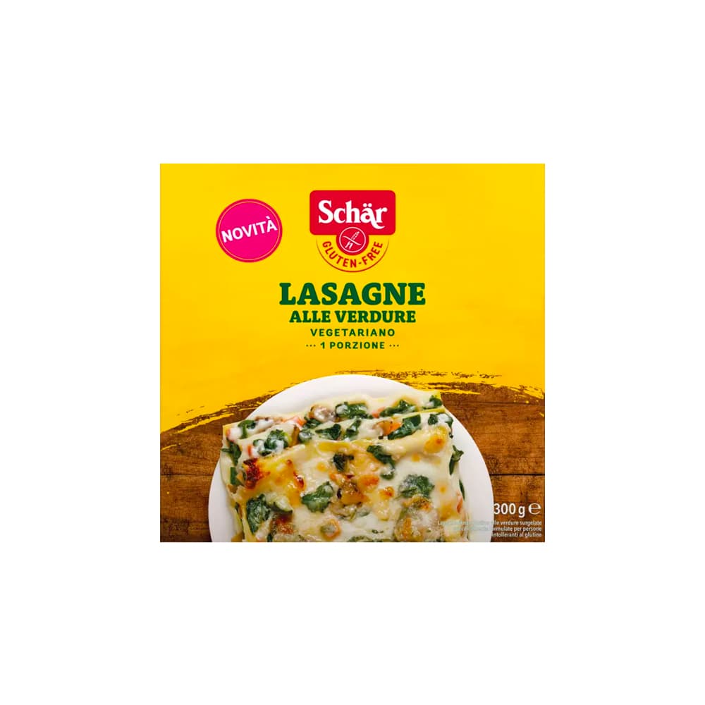Lasagne alle Verdure Senza Glutine Surgelate Schar 300 gr