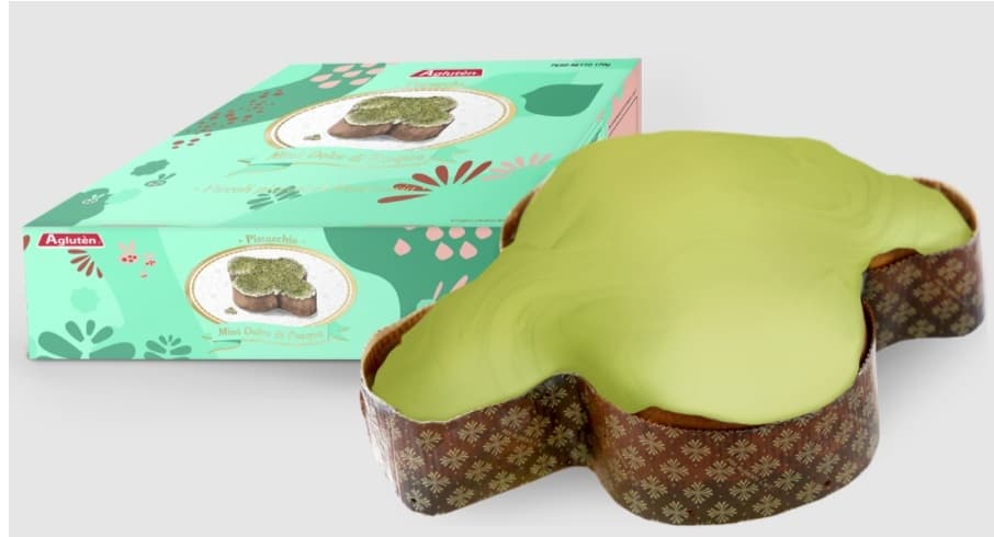 Agluten mini dolce di Pasqua pistacchio senza glutine 170 g