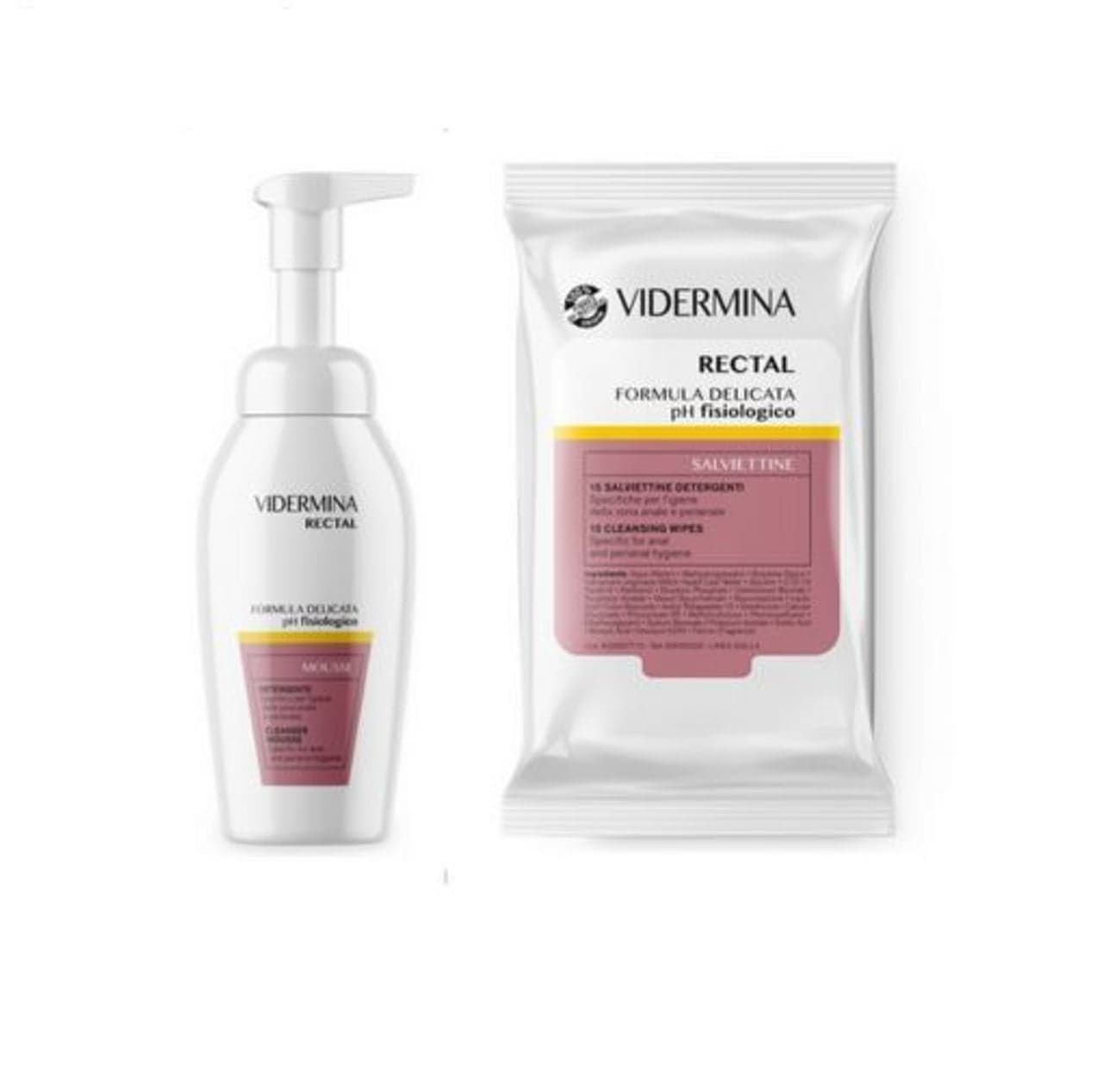 Ist.ganassini Vidermina Rectal Mousse 165 Ml + 15 Salviette