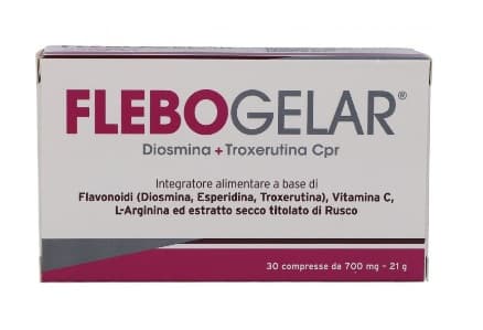 Flebogelar 30 compresse 21 g
