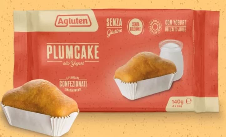 Agluten Plumcake allo Yogurt Senza Glutine 140 g taglio prezzo