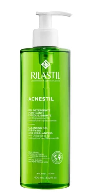 Rilastil Pelli Miste e Grasse Acnestil 40ml + Acne Gel Detergente
