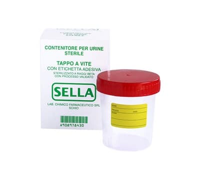 Contenitore Per Urina Urin Test Vacuum Sterile 150 Ml