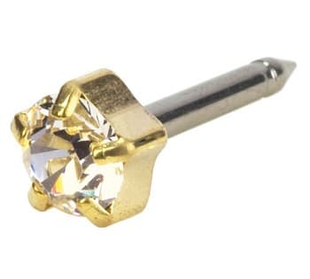 EP GT Tiffany 4 mm crystal - orecchino Tiffany style punto luce crystal