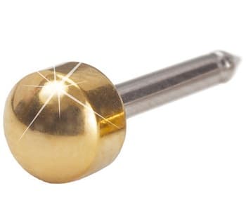 CJ GT Plain 4 mm cerchietto - orecchino basic in titanio 4 mm