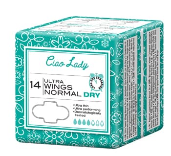 Drylock Technologies Ciao Lady Assorbente Ultra Ali Giorno 14 Pezzi