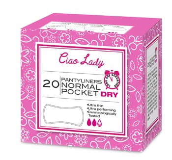 Drylock Technologies Ciao Lady Proteggislip Ripiegato 20 Pezzi