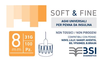 Soft&amp;fine ago ins.31g 8mm100pz