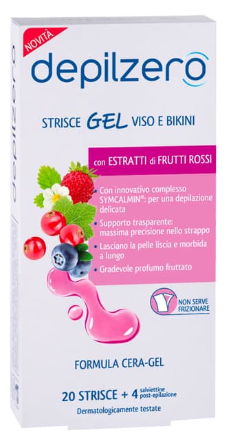 Depilzero strisce gel viso bik