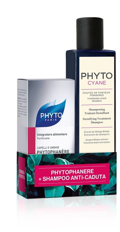 PhytoBellezza e Salute dei Capelli Sistema Anticaduta Phytophanere + Phytocyane