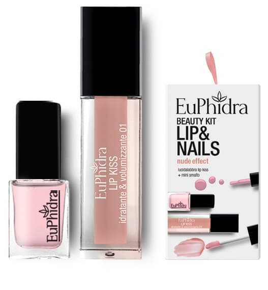 Zeta Farmaceutici Euphidra Cofanetto Beauty Kit Nude Effect 1 Gloss + 1 Smalto