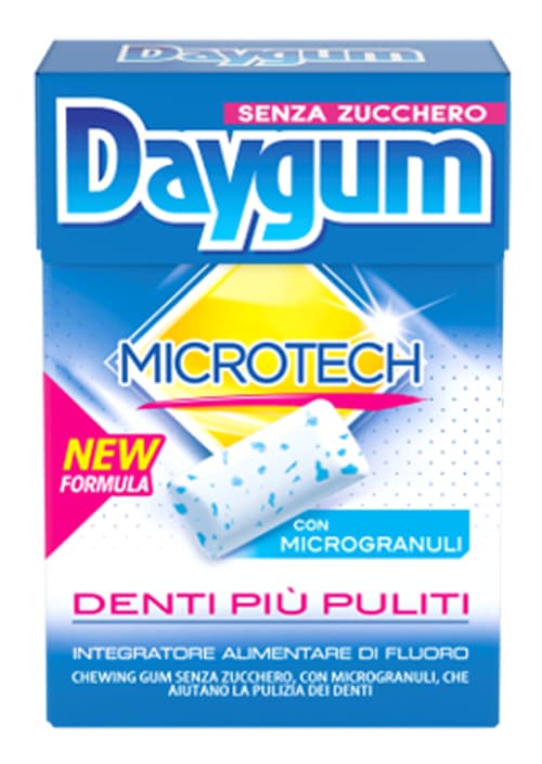 Daygum Microtech Integratore Alimentare di Fluoro, 20 Chewing gum